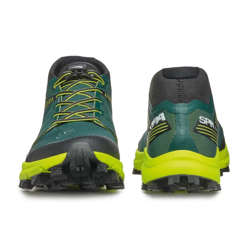 Scarpa Mens Spin ST Shoes - Dark Green Lime-3